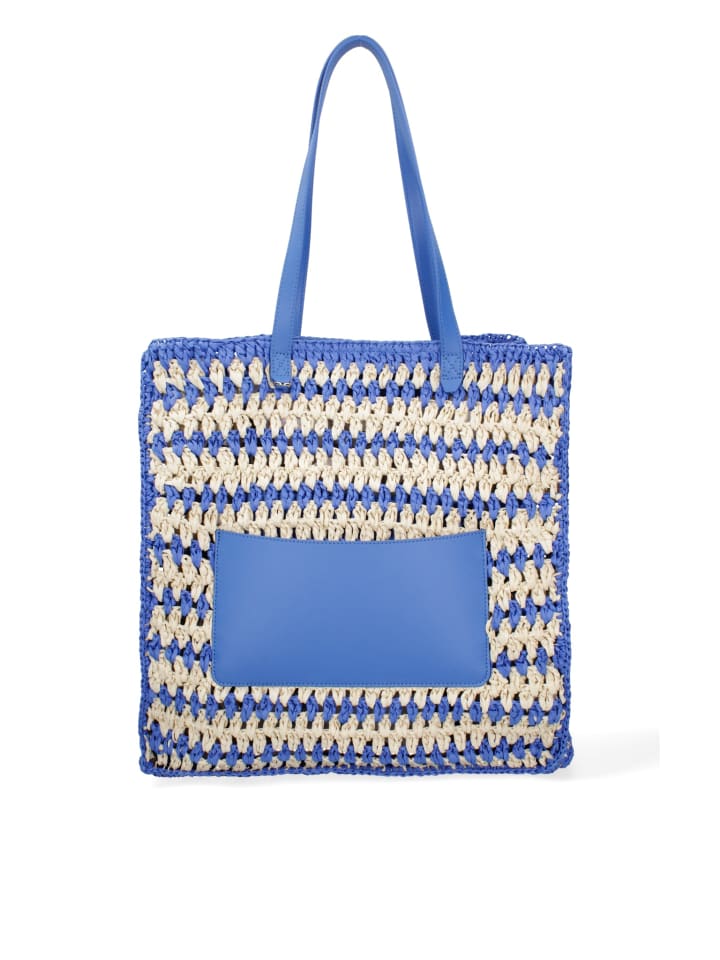 Schultertasche in BLU