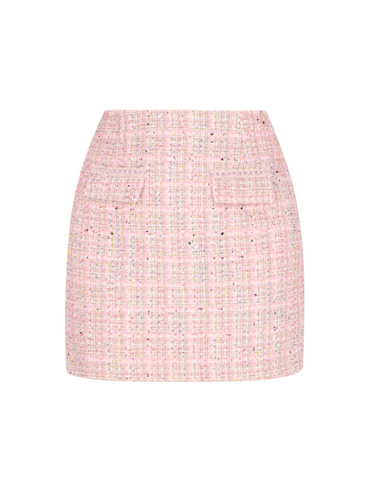 Women Skirt in pink multicolor
