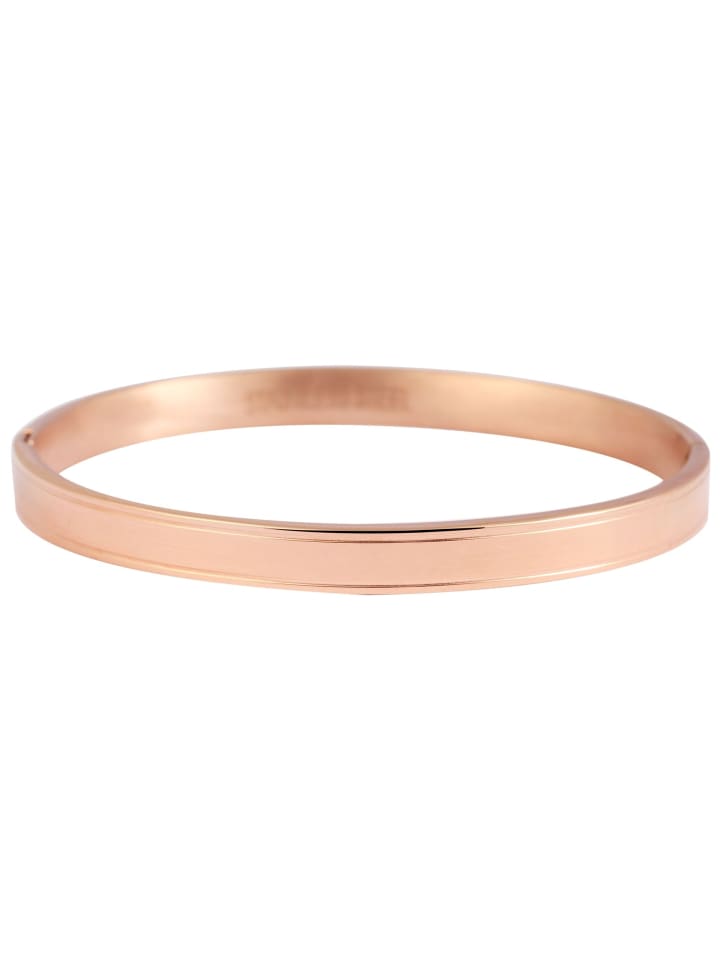 Damen Armband – Armreif aus Edelstahl Ø 6,0 cm cm in gold