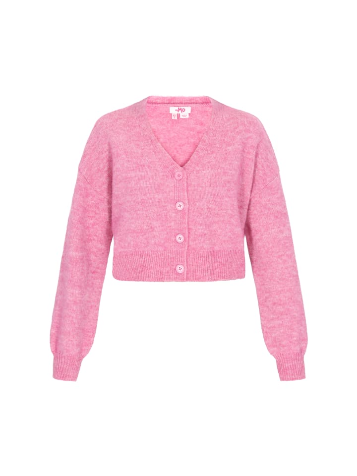 Women Cardigan in pink melange