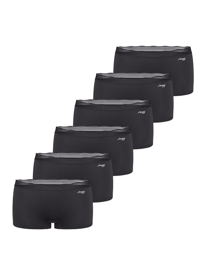 Short Slip Go Blush in Schwarz