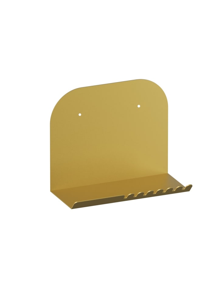 Wandregal NOVA in Golden - (W)28  x (H)23  x (L)12 cm