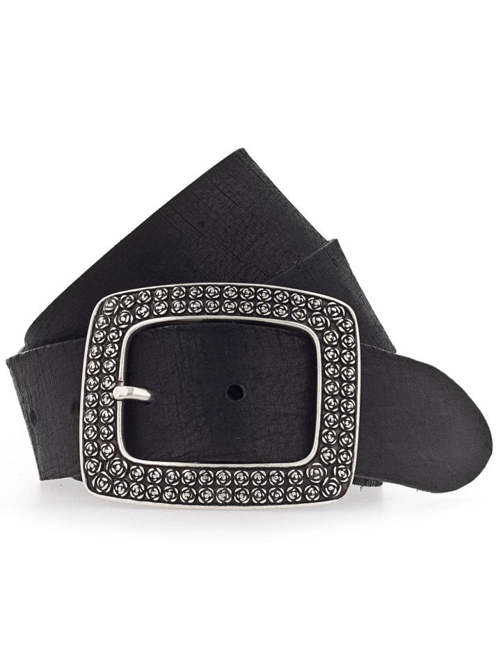 Gürtel Leder schwarz