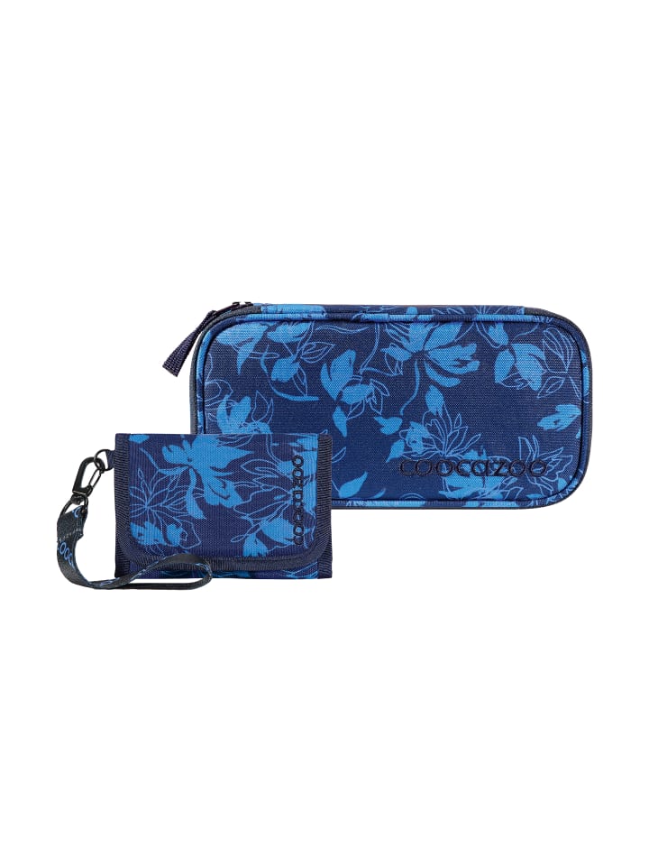 Tropical Night, 2-teilig, Mäppchen Geldbörse in Blau