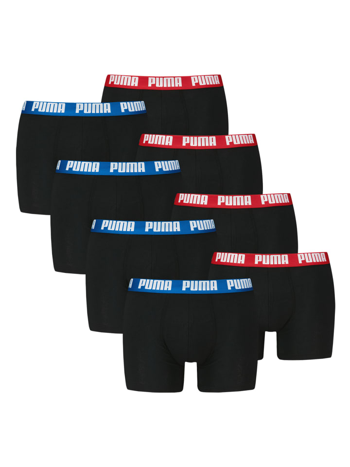 8er Pack Boxers in Schwarz