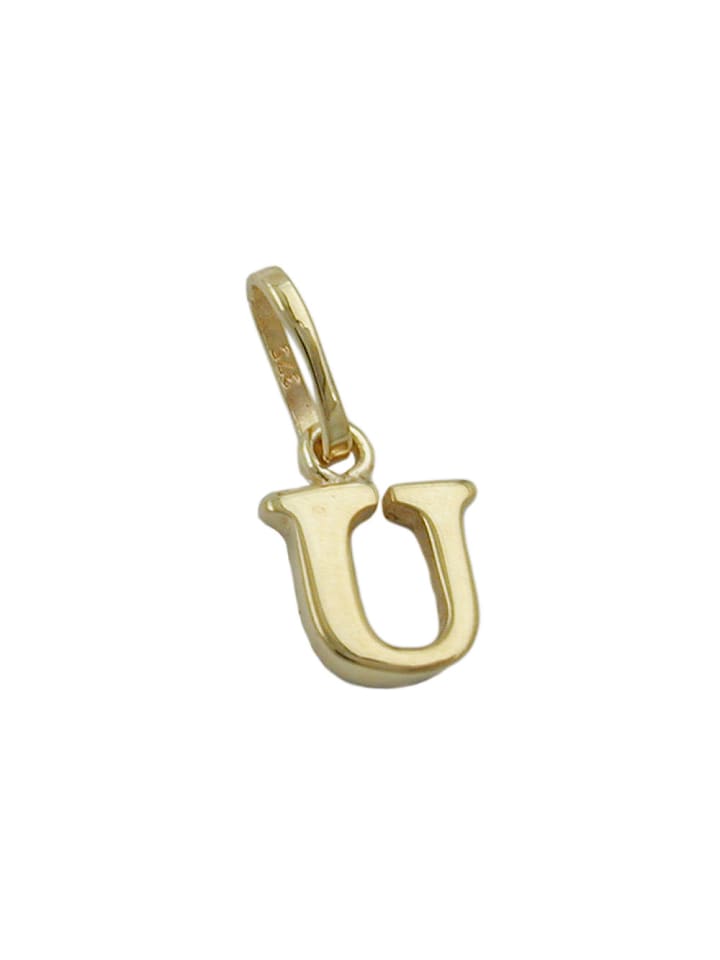 Anhänger 8x6mm 9Kt GOLD in gold