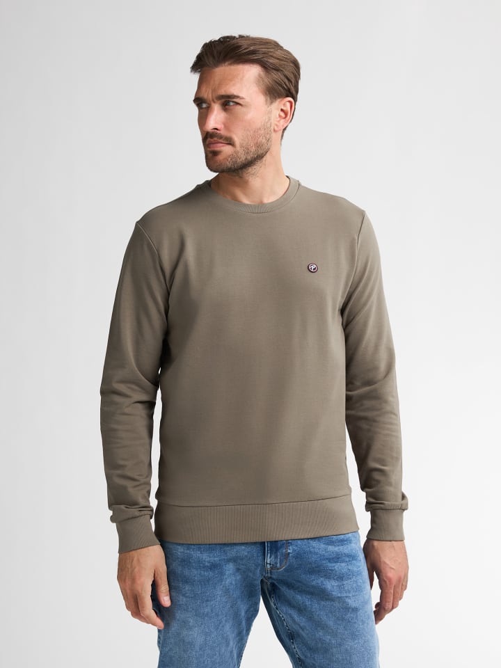 Sweater mit Logo Seaviewpark in Grün