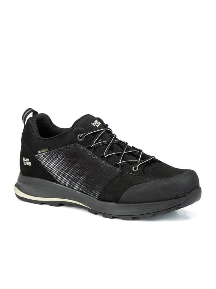Trekkingschuhe low in schwarz