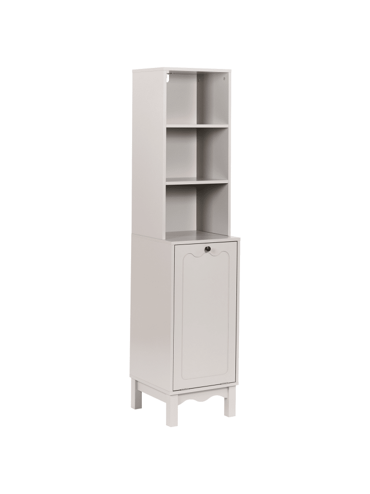 2-tlg Badezimmerschrank PENON in Beige/Braun
