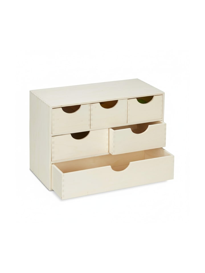 Schubladenbox in Natur - (B)40 x (H)28 x (T)20 cm