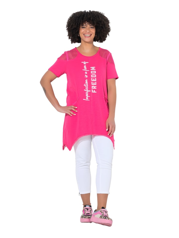 Shirt in hibiskuspink