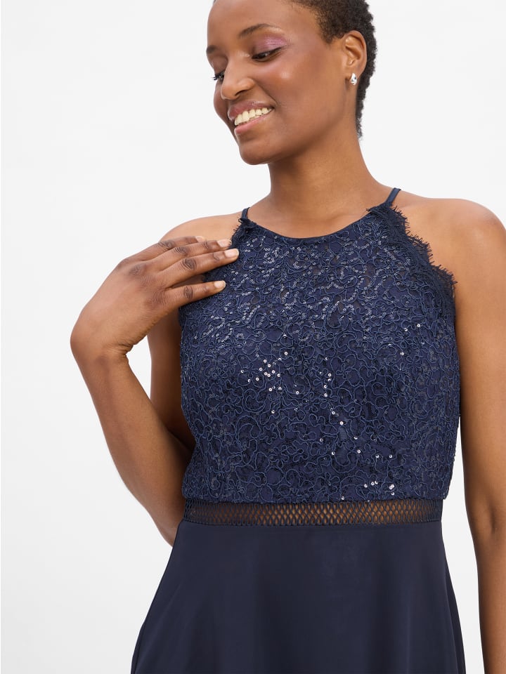 Abendkleid in marine - 0007