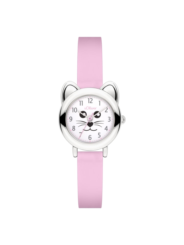 Armbanduhr The Cat in rosa