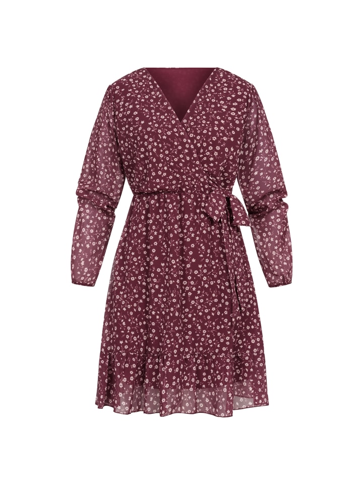 Day Dress in bordeaux
