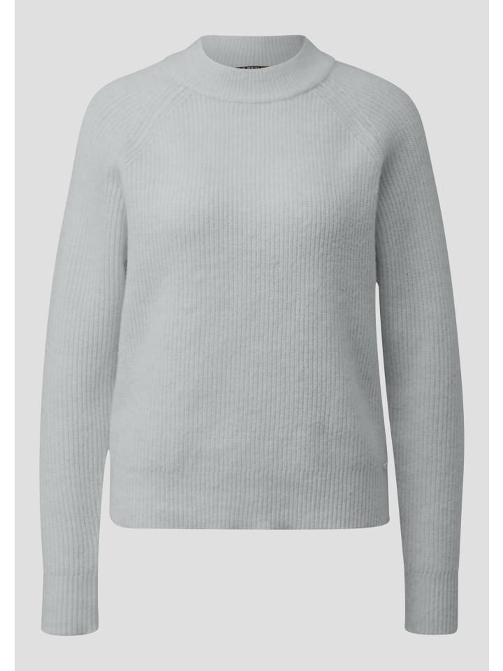 Strickpullover in 9400_grau meliert