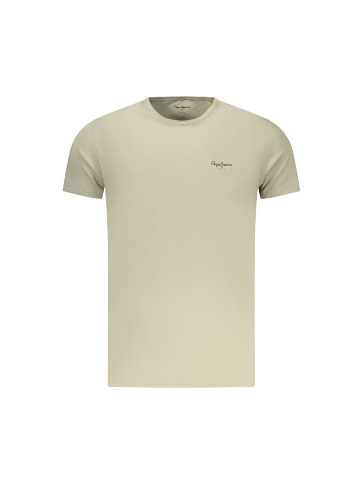 Grün Baumwolle Herren T-Shirt