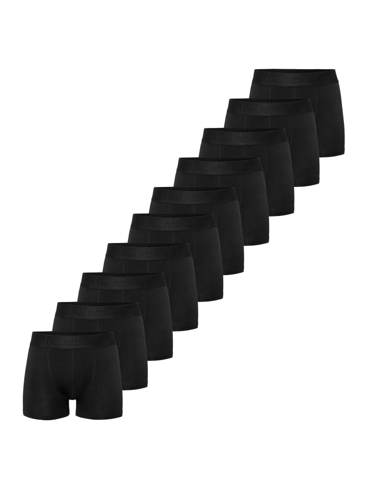 Retro Short / Pant Bamboo in Schwarz