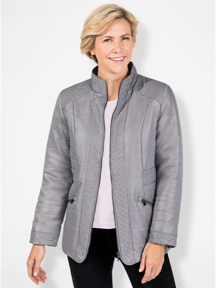 Jacke in steingrau