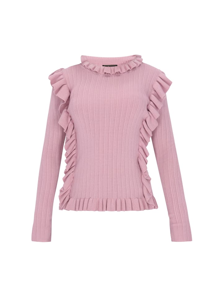 Women Sweater in dark rose