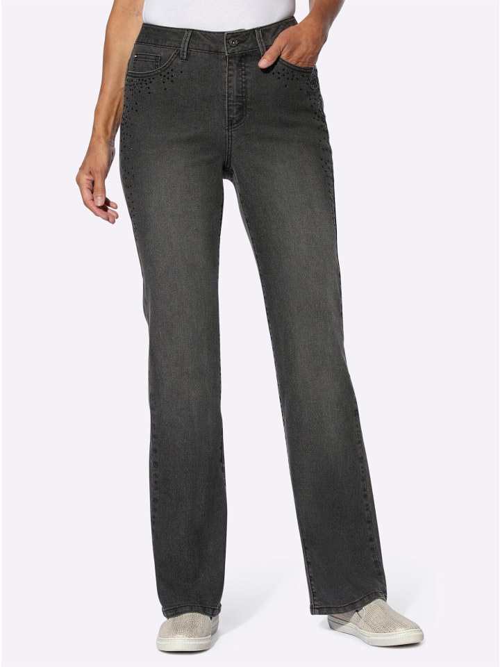 Jeans in anthrazit-grey-denim