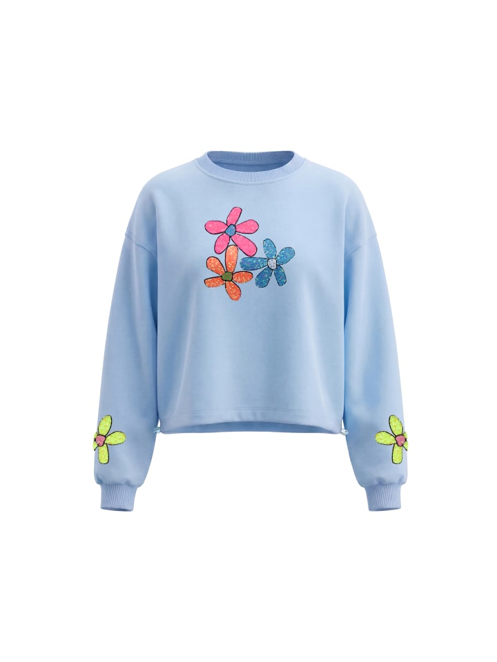 Women Sweatshirt in Light Blue