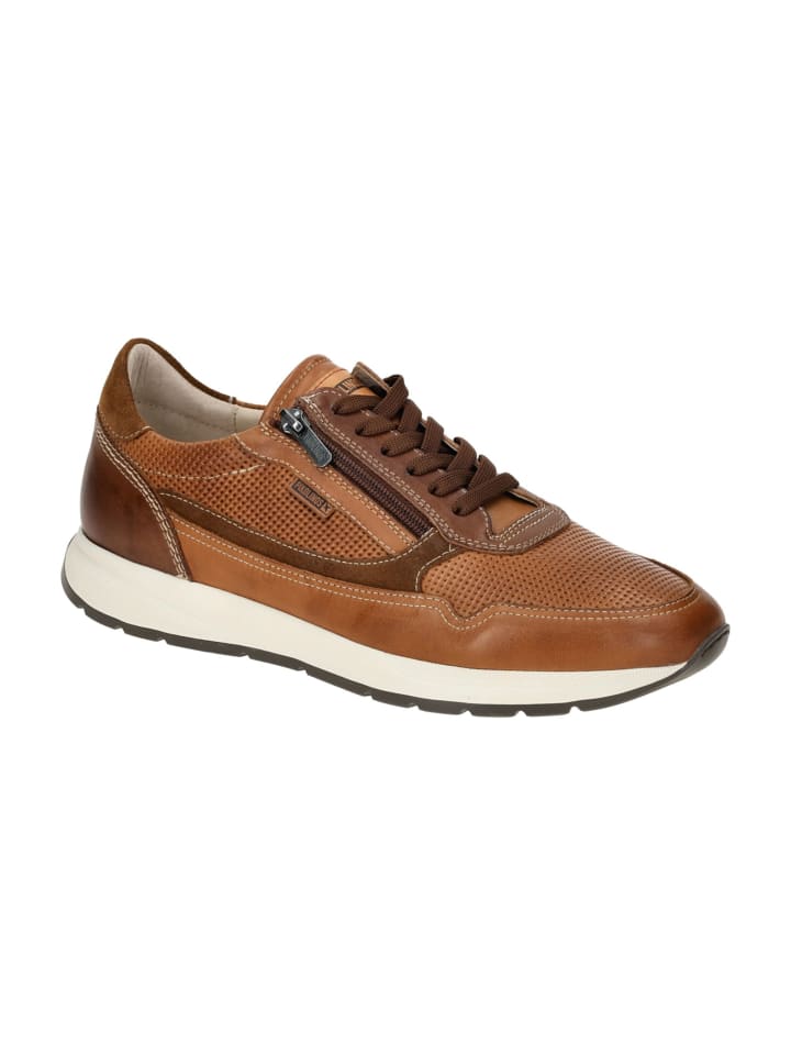 Sportliche Schnürschuhe in Braun