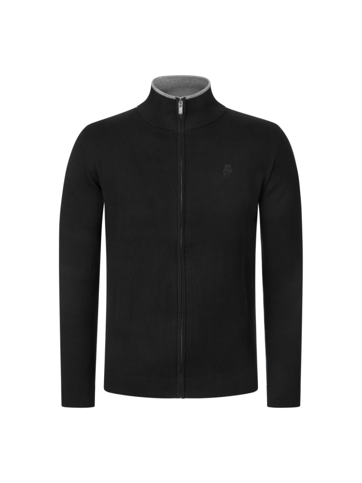Sweatjacke 655004 in schwarz