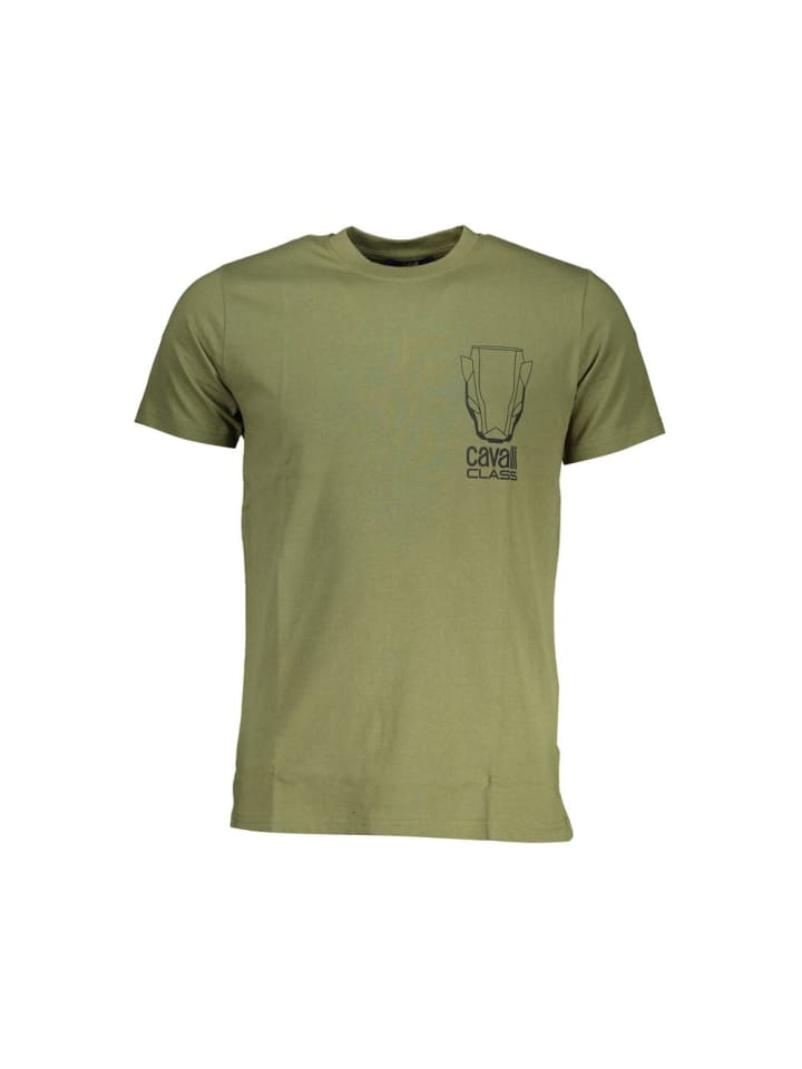 Grün Baumwolle Herren T-Shirt