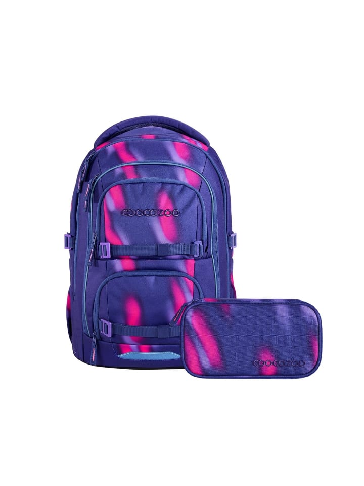 Schulrucksack-Set PORTER "Aurora Glow" 2-tlg. in Lila