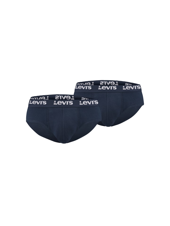 Boxershorts LEVIS Men Repeat Logo Brief 2P in Navy