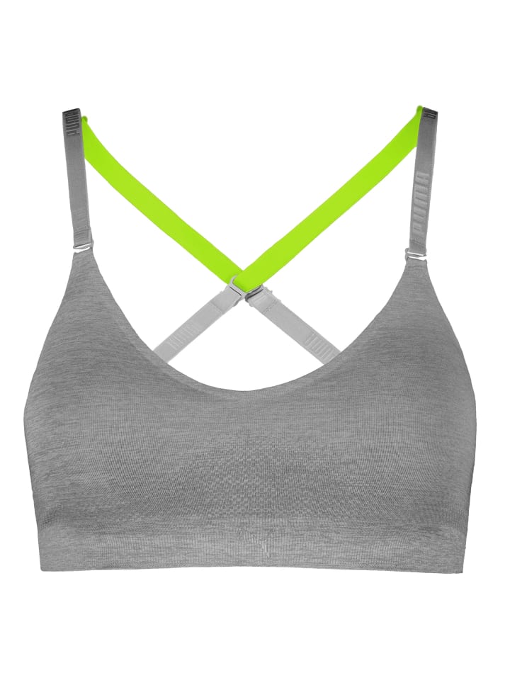 Sport Bustier in Grau