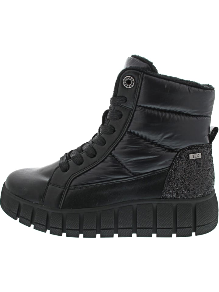 Schnürstiefel Schwarz