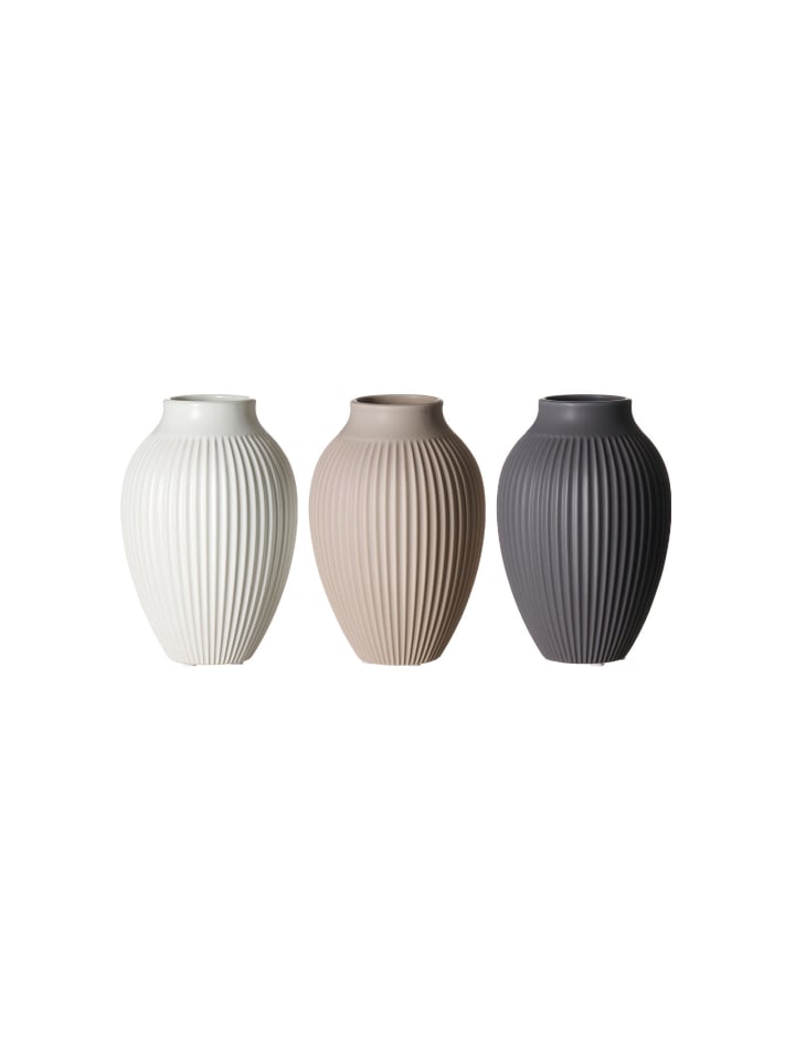 3er Set Vasen Alsta in Bunt 19 cm