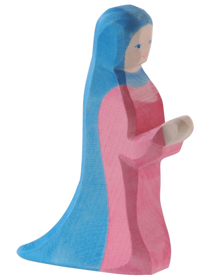 Ostheimer Maria betend Krippenfigur in blau