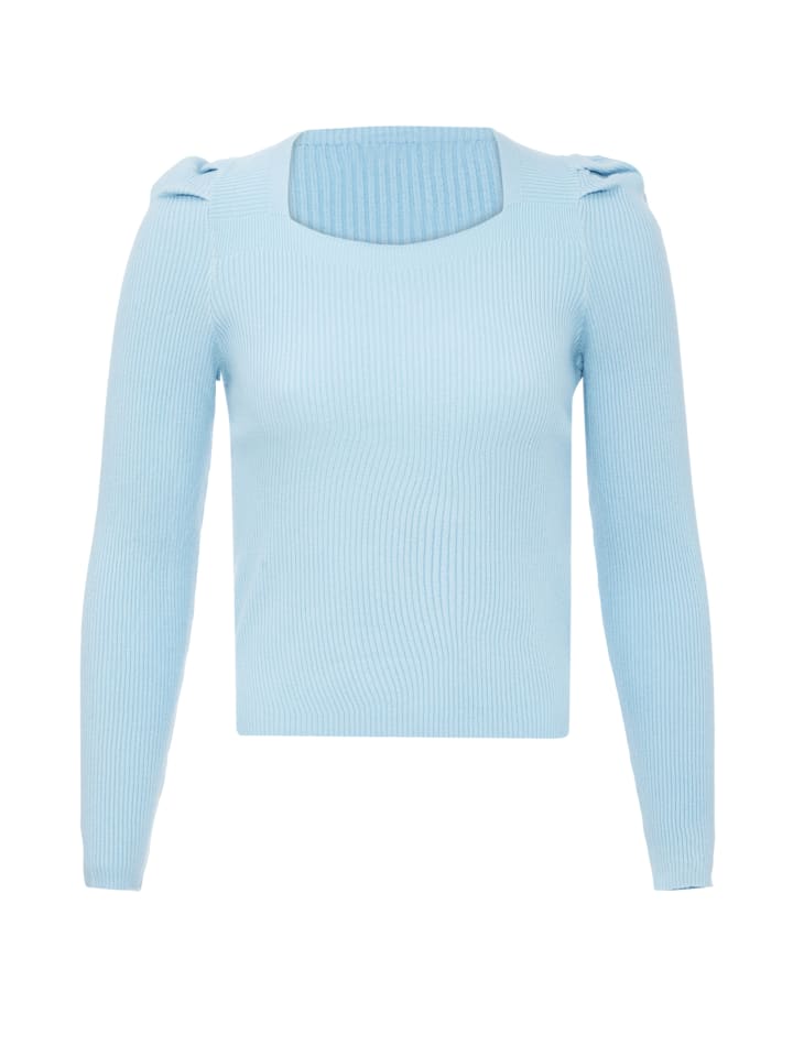 Damen Strickpullover in Hellblau