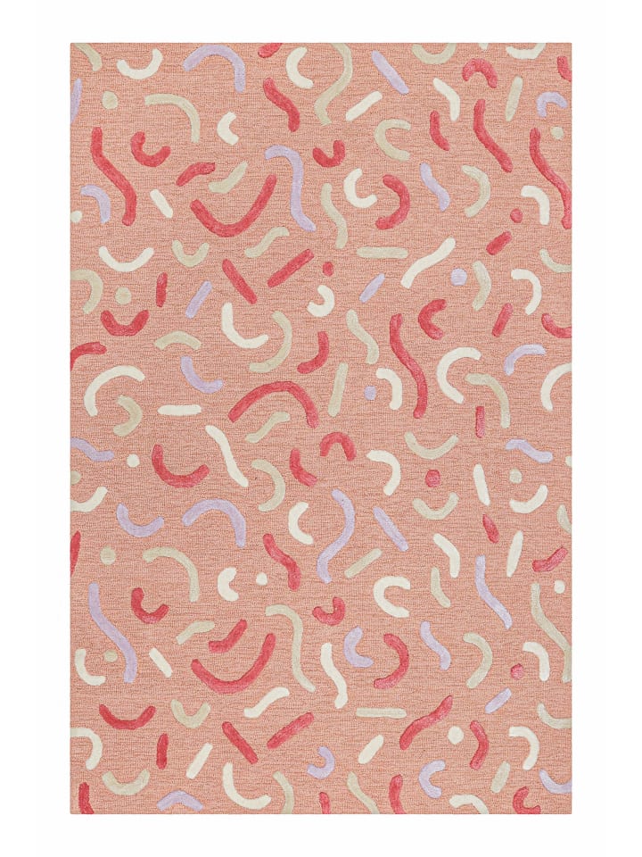 Teppich "Confetti 2.0" in Alt Rosa/Multi