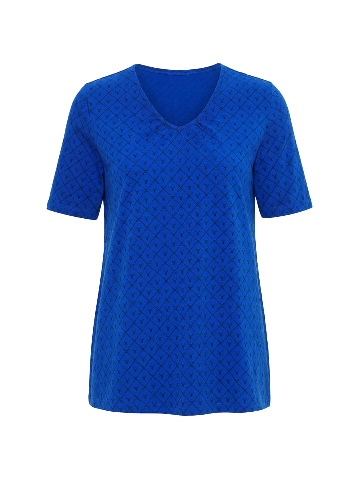 Shirt in royalblau