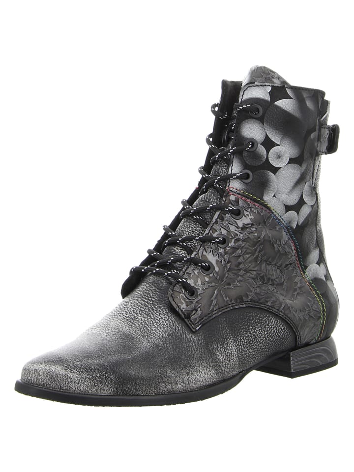 Stiefelette in grau