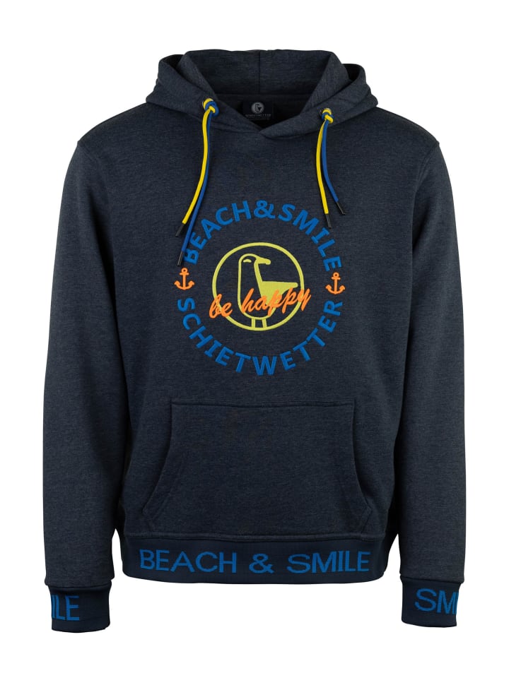 Hoodie "Marius Meersalz" in navy