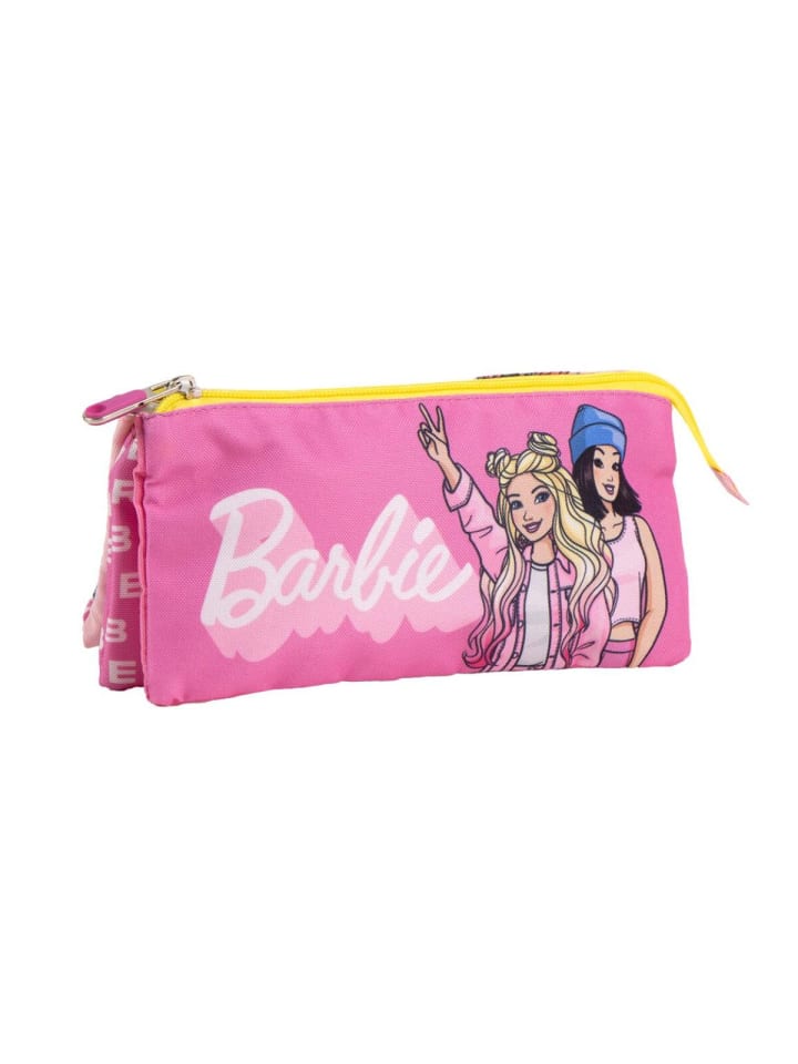 Barbie Federmappe Schuletui & Stiftebox für Zubehör in Mehrfarbig