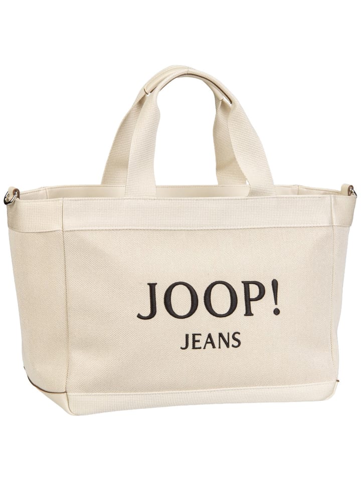 Handtasche Calduccio Tela Yvette Handbag in White