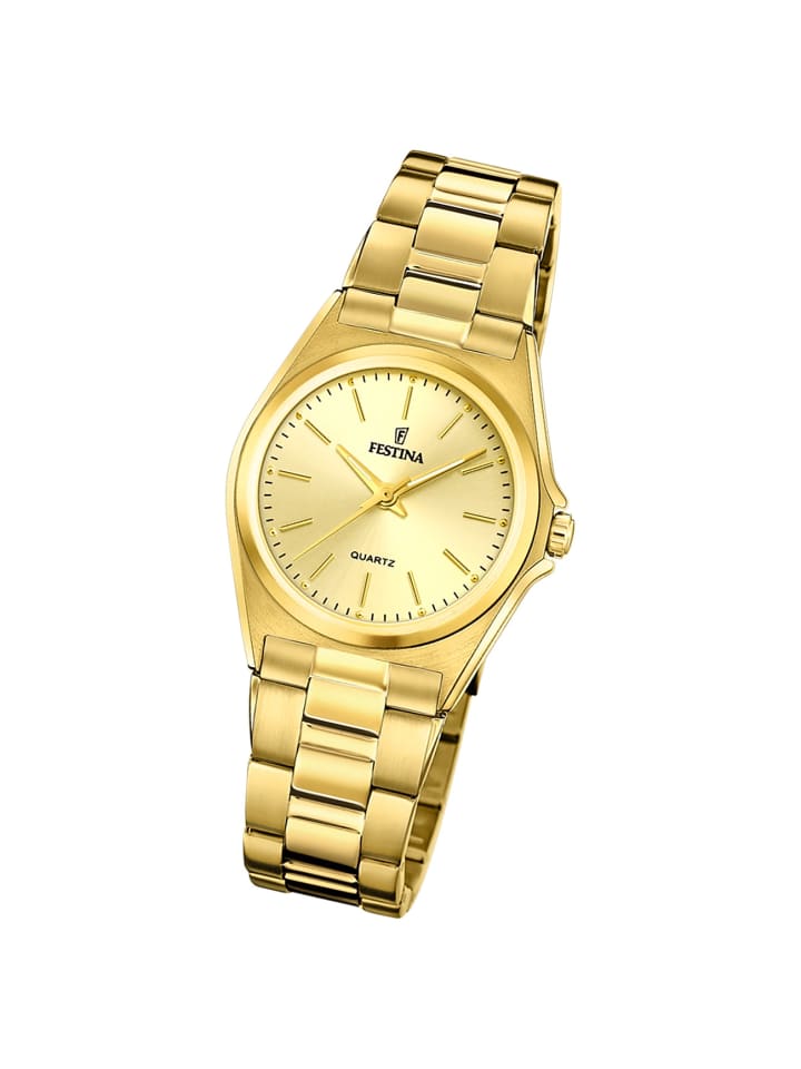 Analog-Armbanduhr Festina Klassik gold mittel (ca. 31mm)