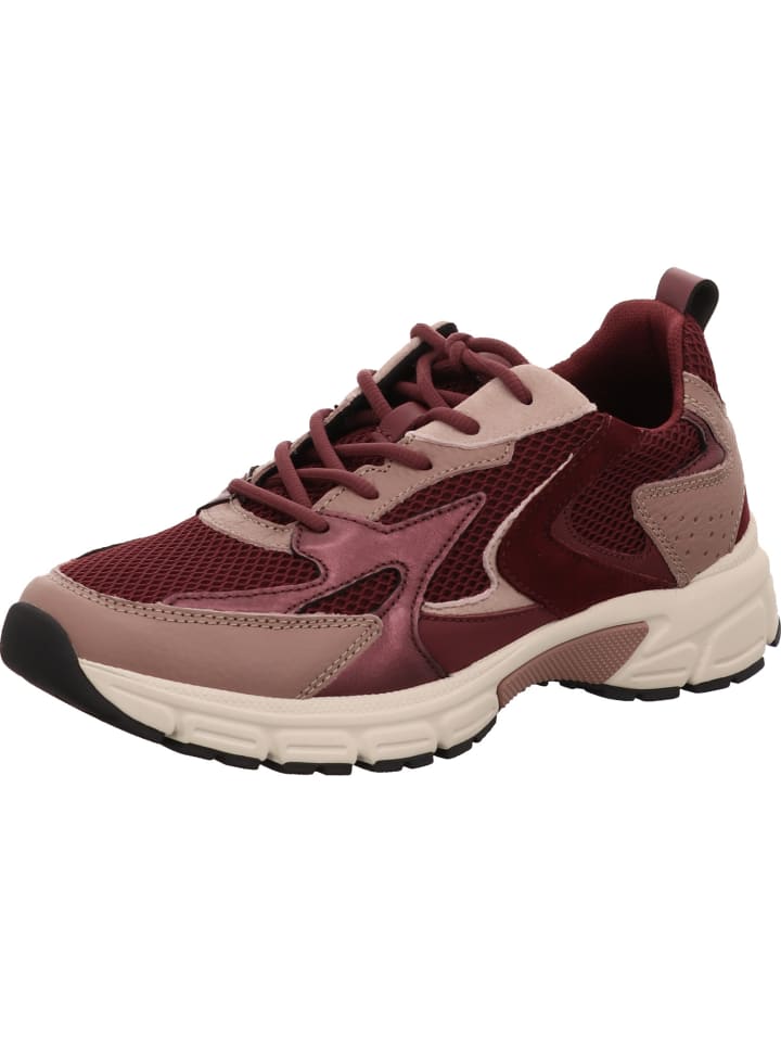Sneaker Low in bordeaux
