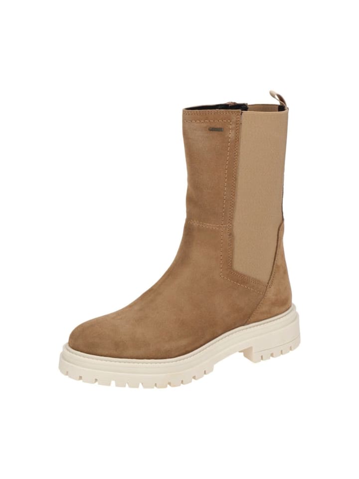 Klassische Stiefeletten in Beige