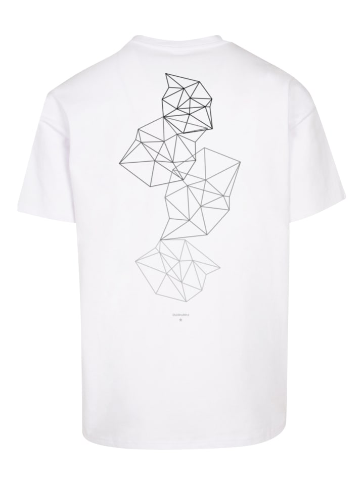 T-Shirt Oversize | limango Abstract Heavy kaufen Geometric in weiß günstig F4NT4STIC