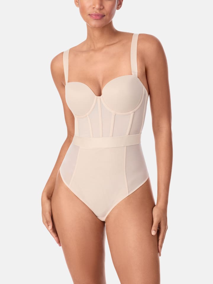 Bodysuit Sheers in CASHMEREND