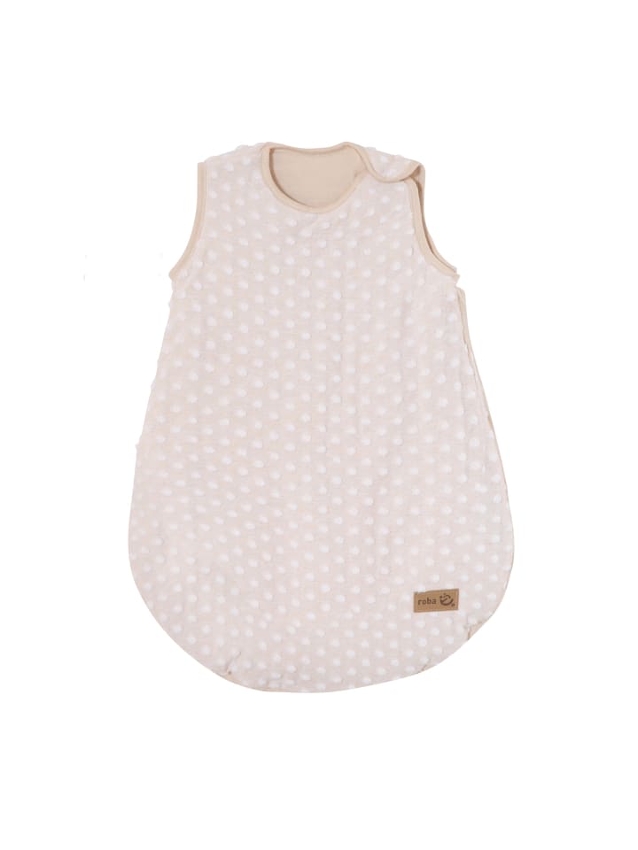 Babyschlafsack 'Frosty Almond' - Ganzjährig aus Baumwolle - Beige