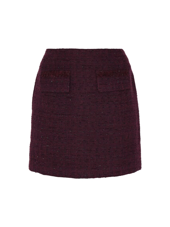 Women Skirt in burgundy
