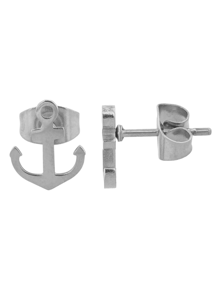 Unisex Ohrringe – Ohrstecker aus Edelstahl in silber