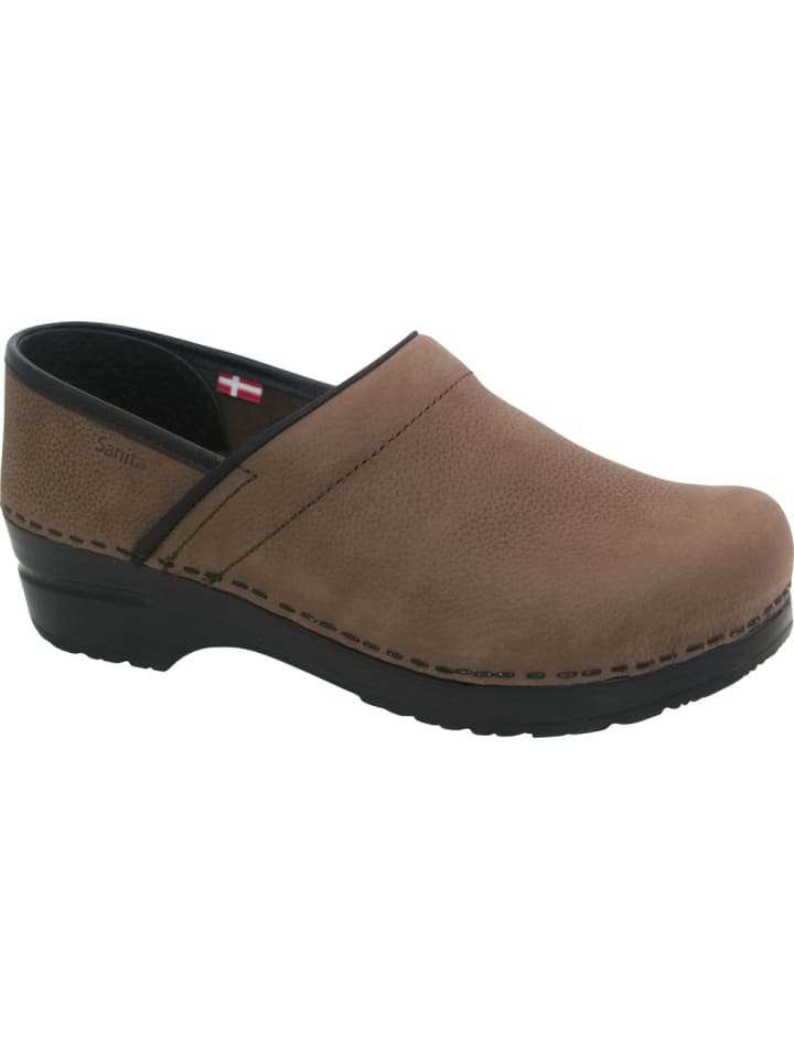 Clog "Original-Prof. Textured Oil" in Braun